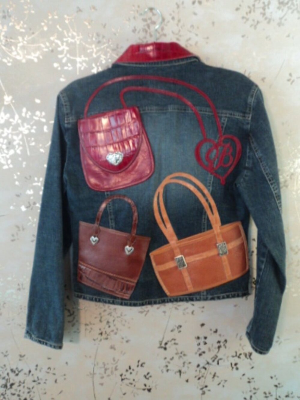 Brighton limited edition hand bag denim jacket~ M